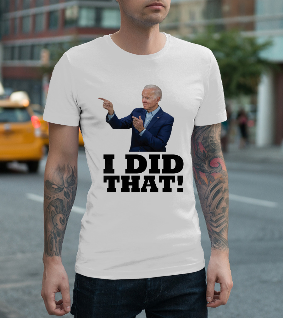 I Did That Jb Pointing Gesture T-Shirt