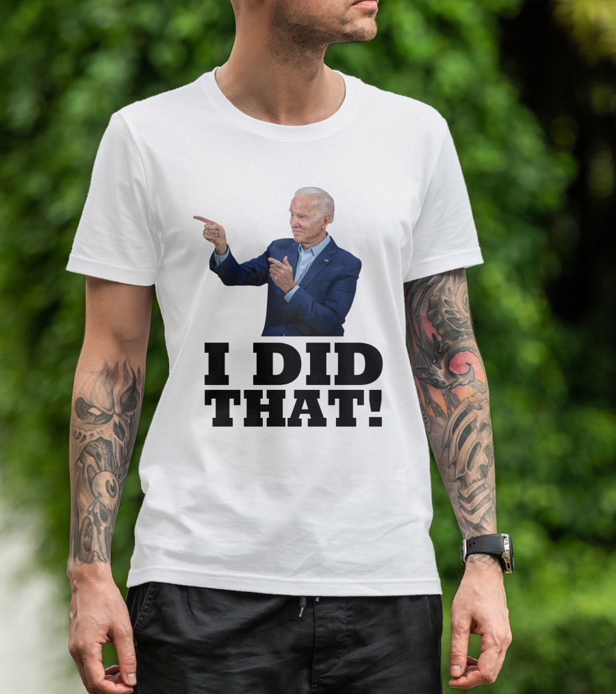 I Did That Jb Pointing Gesture T-Shirt