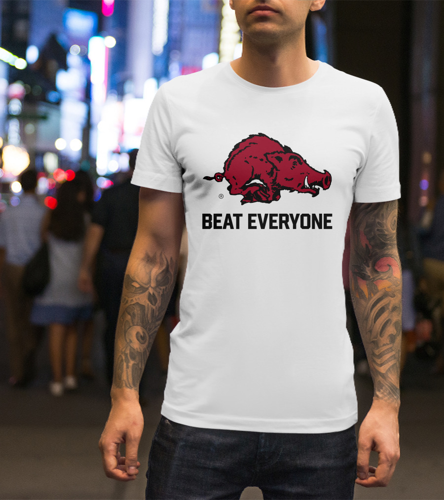Beat Everyone Razorback Football T-Shirt