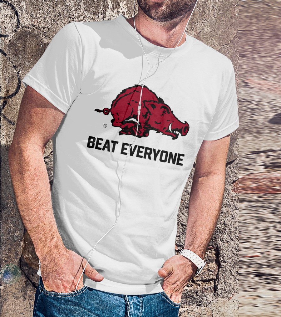 Beat Everyone Razorback Football T-Shirt
