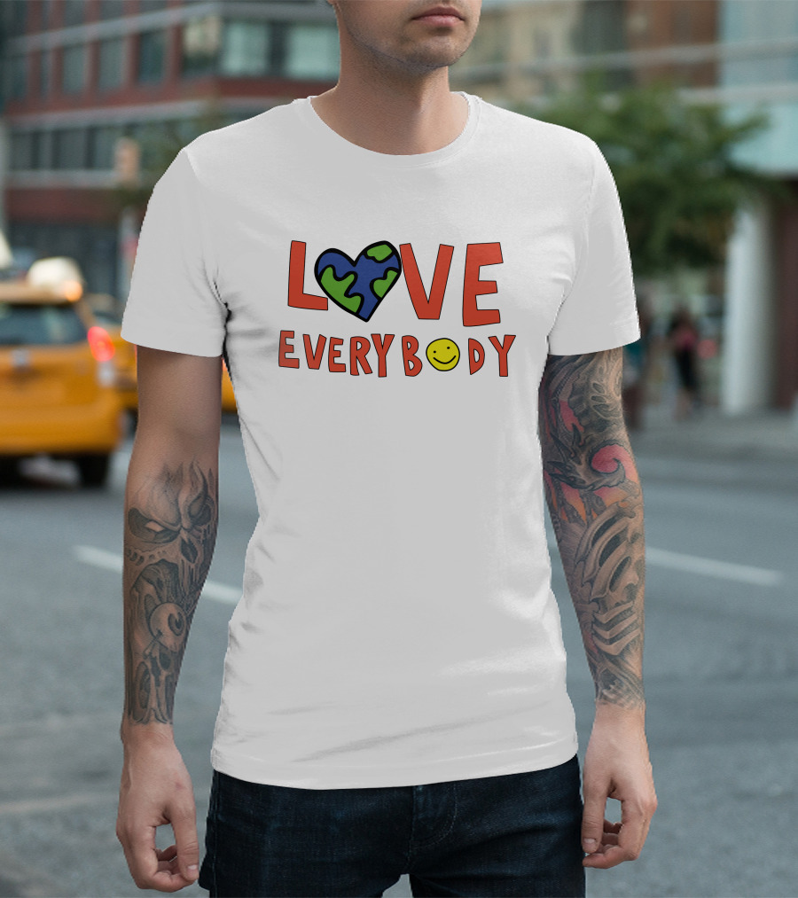 Marquez Valdes Scantling Love Everybody Heart Earth Smile Merch T-Shirt
