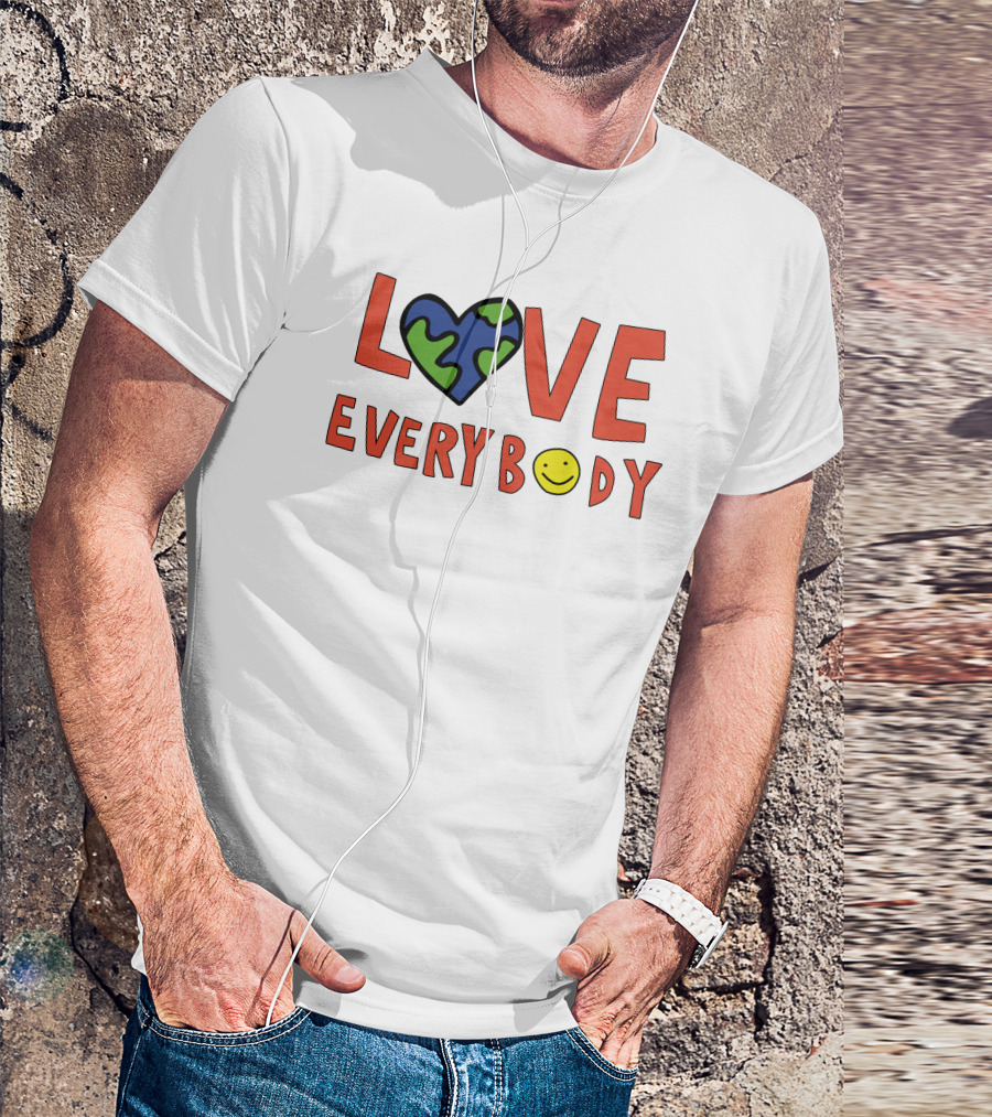 Marquez Valdes Scantling Love Everybody Heart Earth Smile Merch T-Shirt