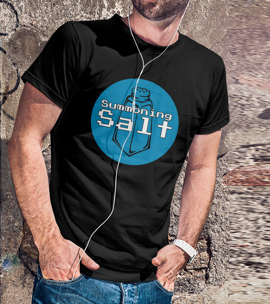Summoning Salt Retro Gaming Icon With Pixel Art Salt Shaker T-Shirt