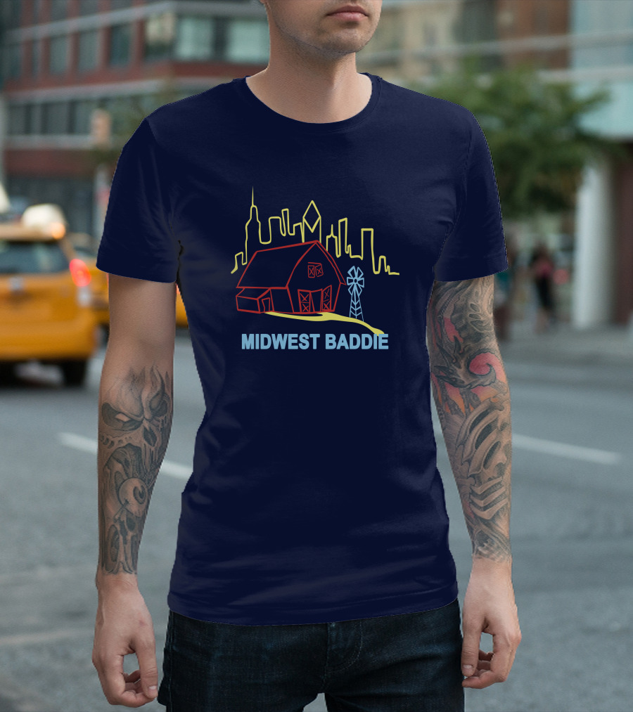 Midwest Baddie Barn Skyline T-Shirt