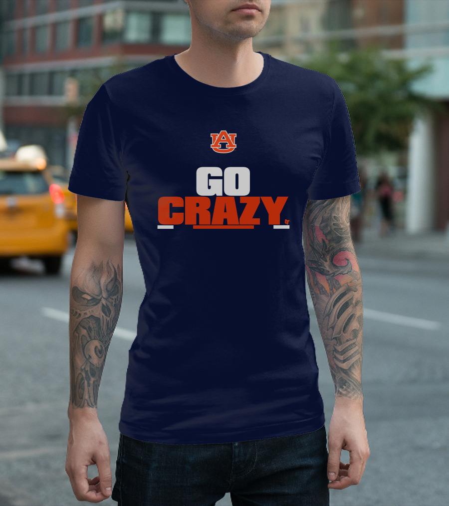 Auburn Football Go Crazy T-Shirt