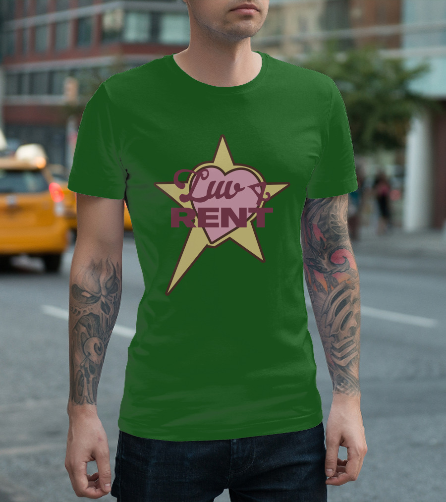 Smino Luv 4 Rent Pink Heart Star T-Shirt