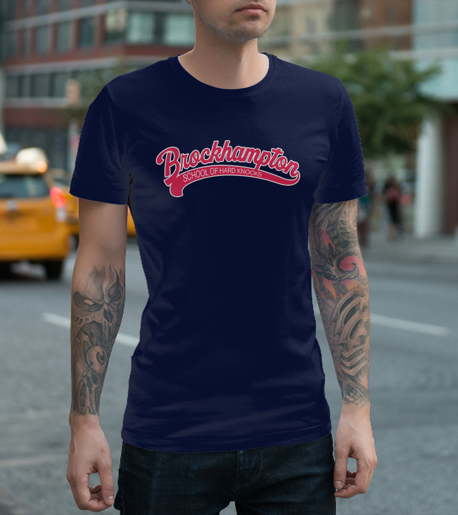 Brockhampton School of Hard Knocks Retro Script T-Shirt