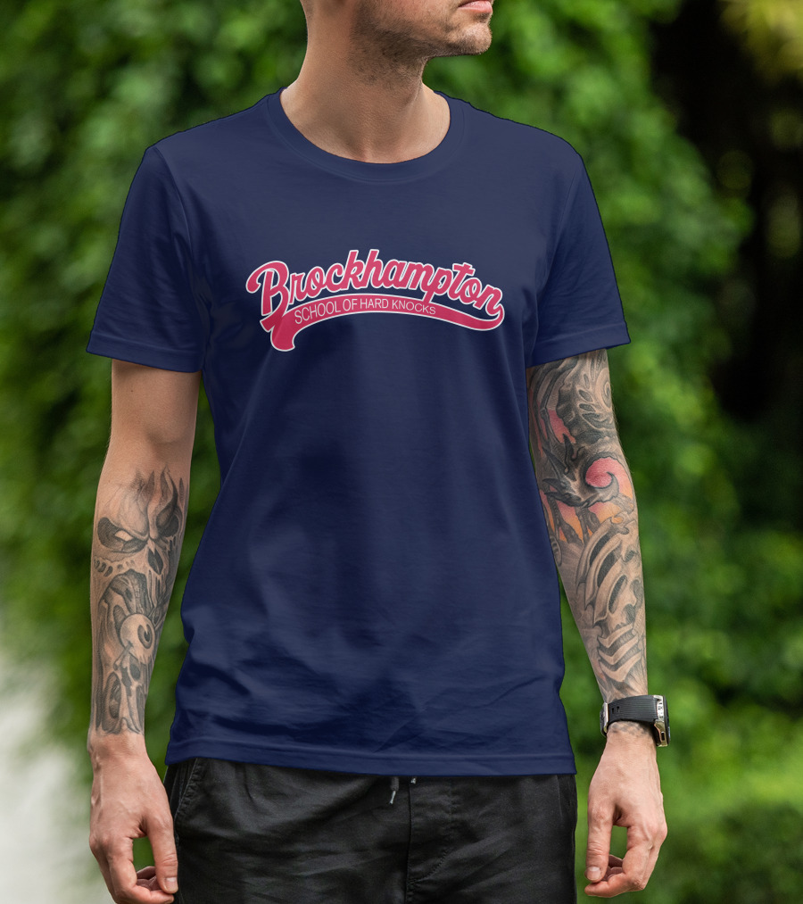 Brockhampton School Of Hard Knocks Retro Script T-Shirt