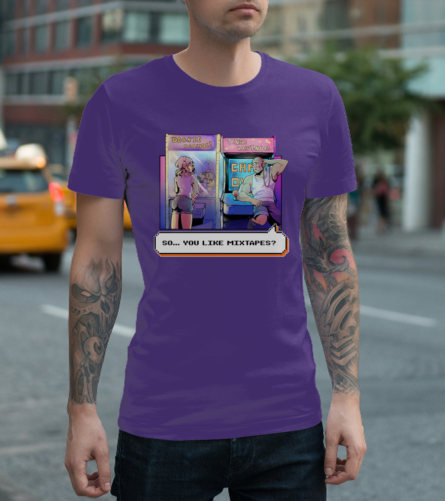 Dashiexp Arcade Dachie Game Over Tina's Revenge So You Like Mixtapes T-Shirt