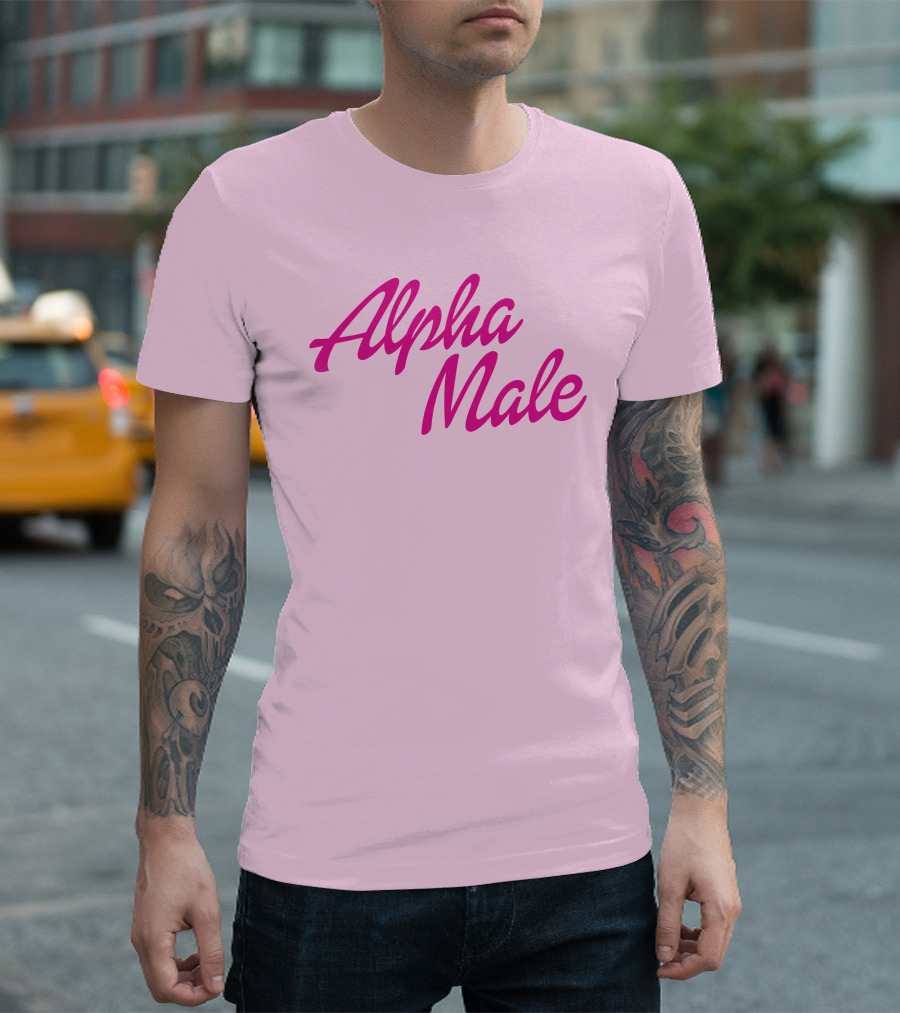 Alpha Male Brys Online Bryson Pink T-Shirt