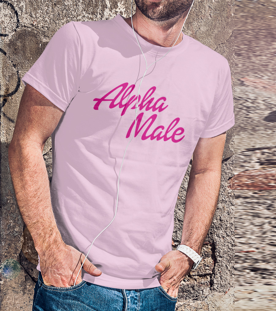 Alpha Male Brys Online Bryson Pink T-Shirt
