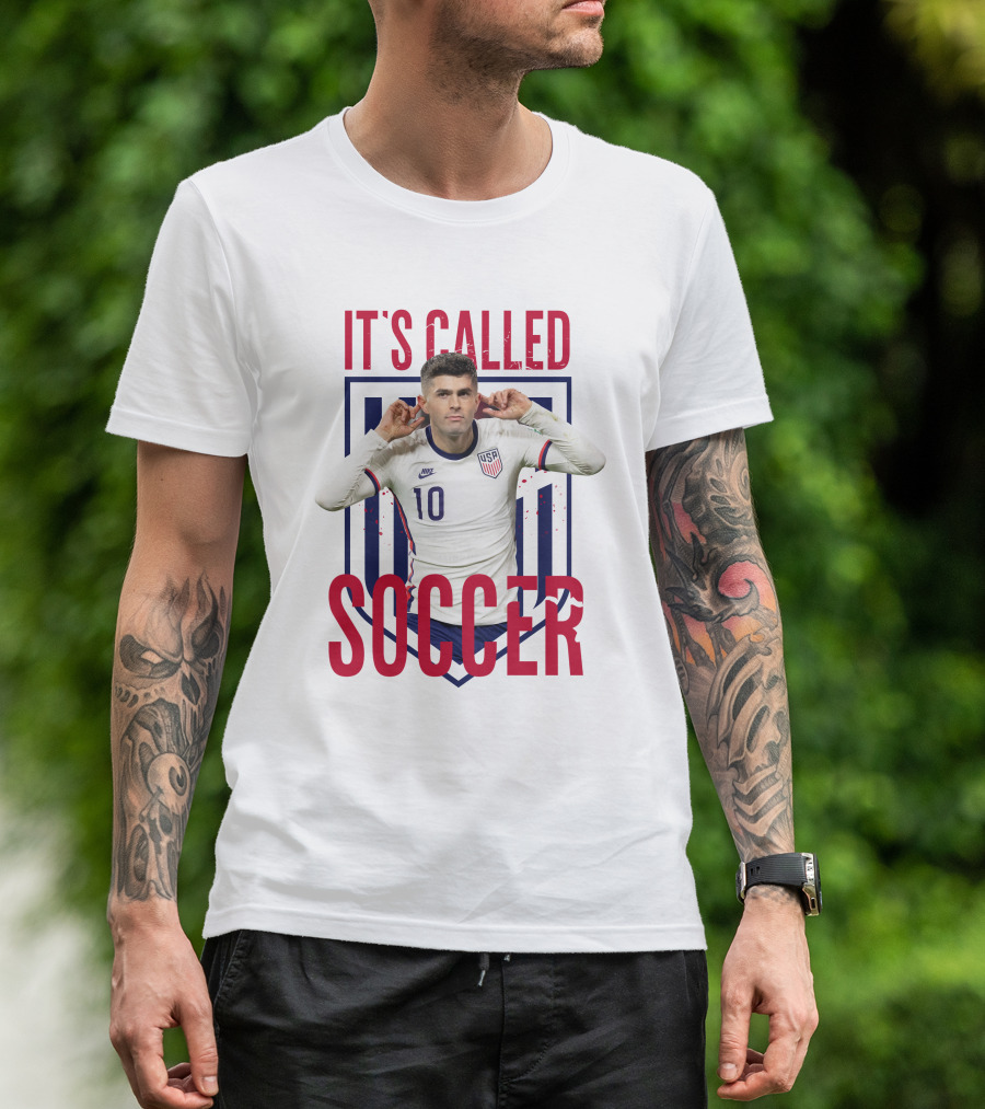 Christian Pulisic It's Called Soccer USA Soccer 10 Jersey T-Shirt