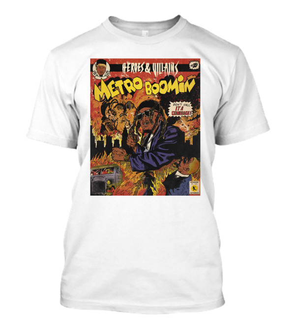 Heroes And Villains Metro Boomin Don't Call It A Comeback Comic T-Shirt
