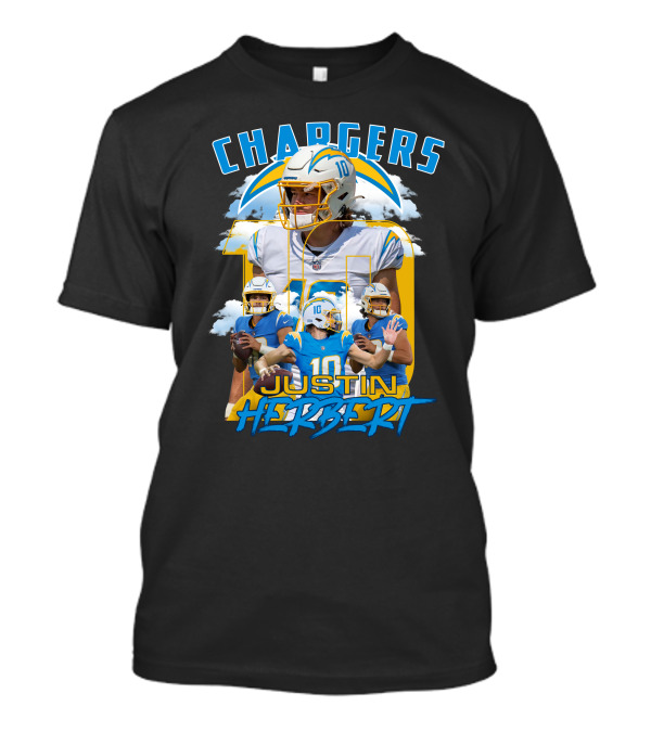 Chargers Justin Herbert NFL Football Star T-Shirt