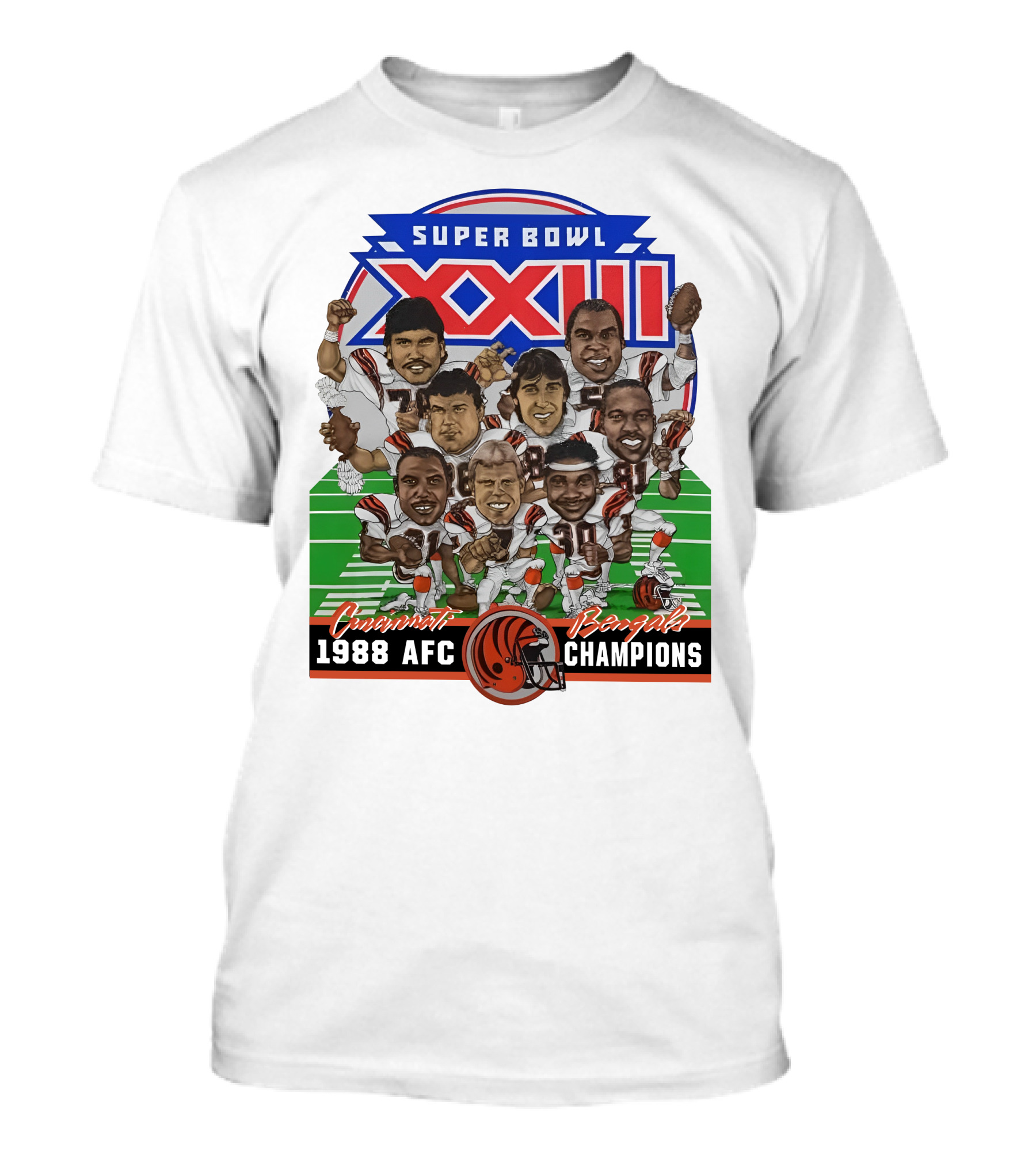 Super Bowl XXIII Cincinnati Bengals 1988 AFC Champions T-Shirt