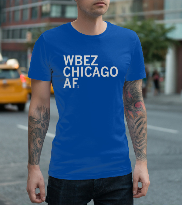 WBEZ Chicago AF Raygun T-Shirt