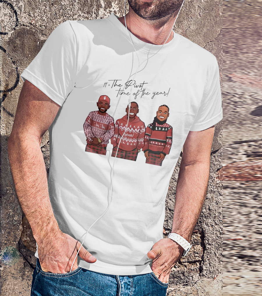 Ryan Clark The Pivot Time Of The Year Holiday Sweater Trio T-Shirt