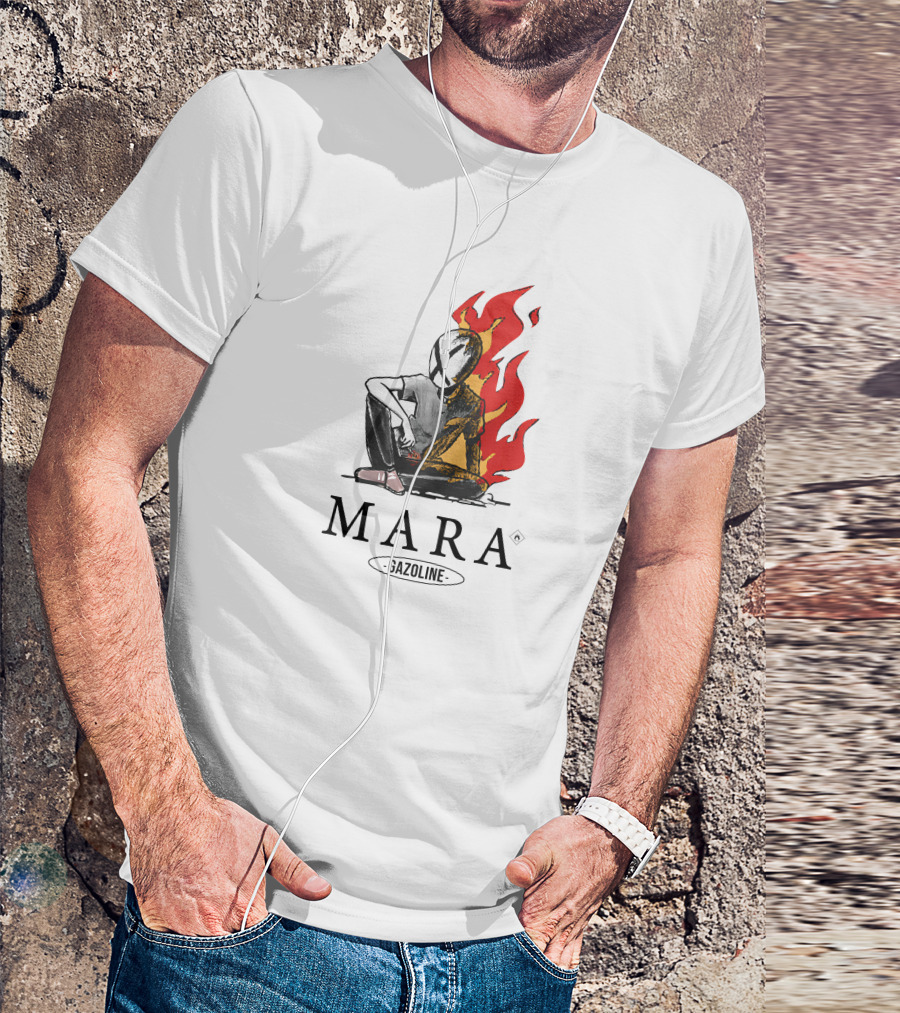Mara Gazoline Flames Character T-Shirt