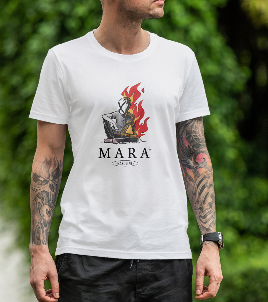 Mara Gazoline Flames Character T-Shirt