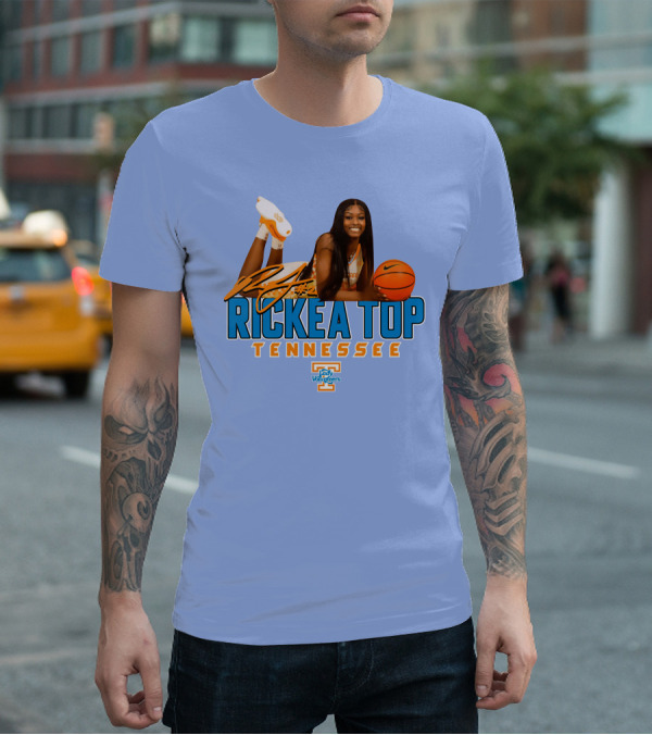 Rickea Top Tennessee Lady Vols Basketball Orange Mountain T-Shirt