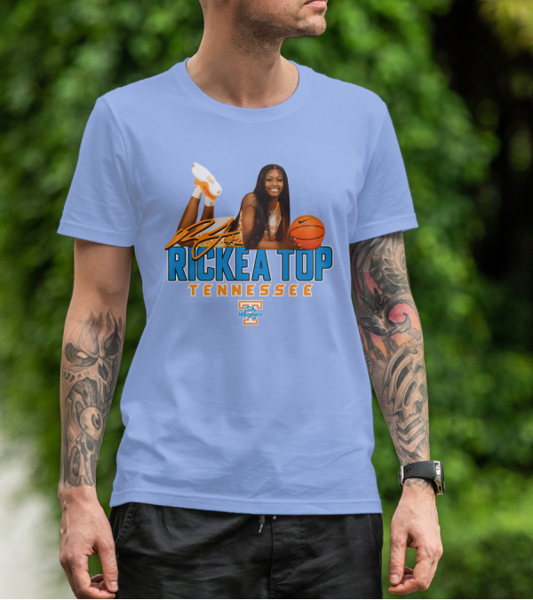 Rickea Top Tennessee Lady Vols Basketball Orange Mountain T-Shirt