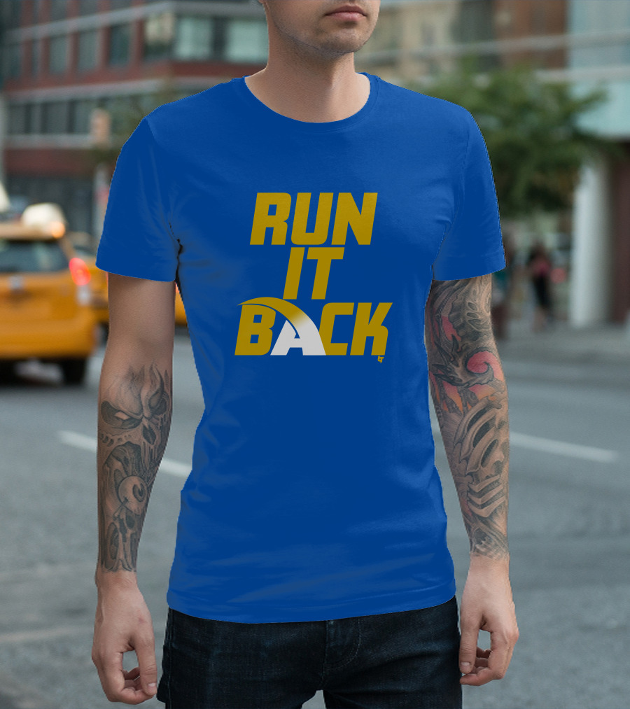 Run It Back Los Angeles Football Fan Merchandise T-Shirt