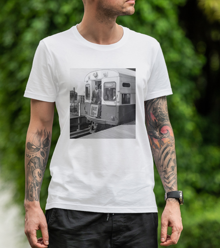 This Train Stops At Addison For Cubs Fans Chicago Howard T-Shirt