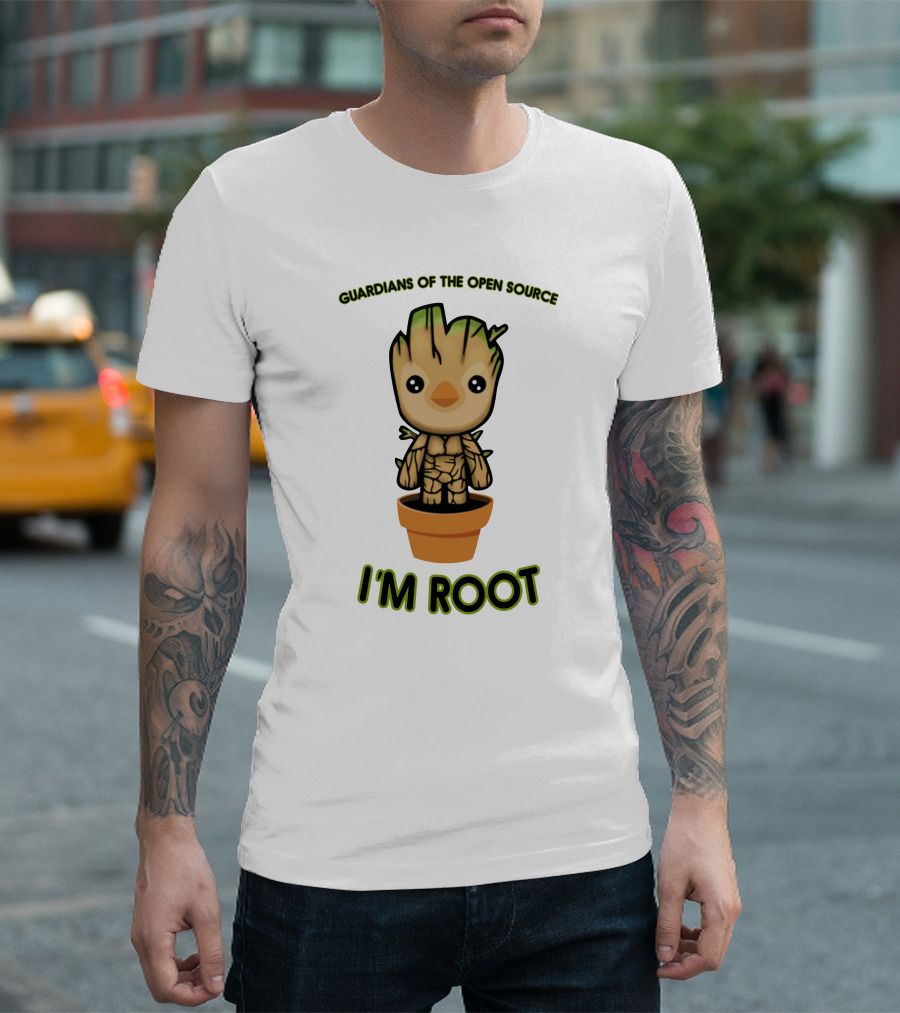 Guardians Of The Open Source I'm Root T-Shirt