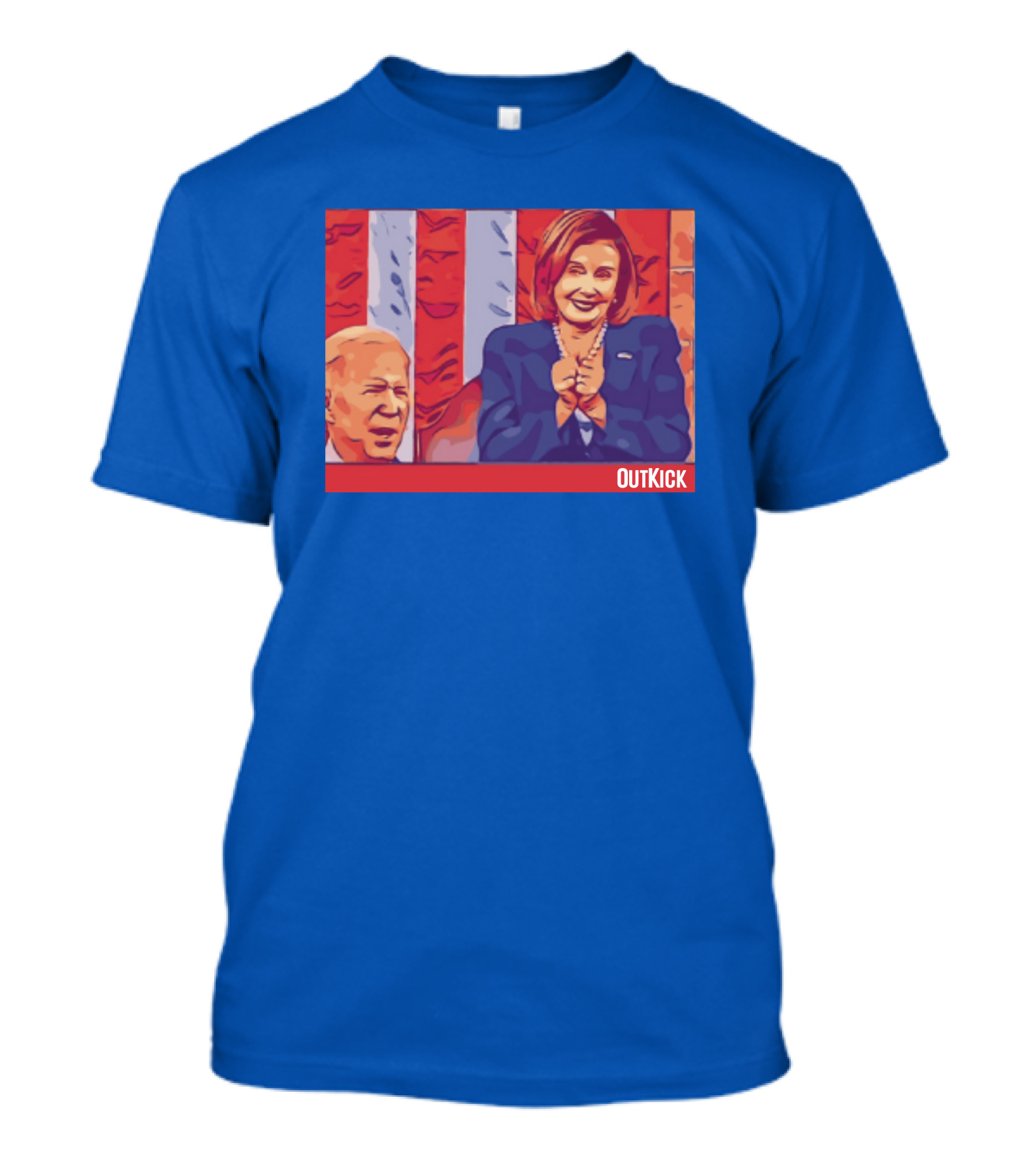 OutKick Creepy Pelosi Patriotic T-Shirt