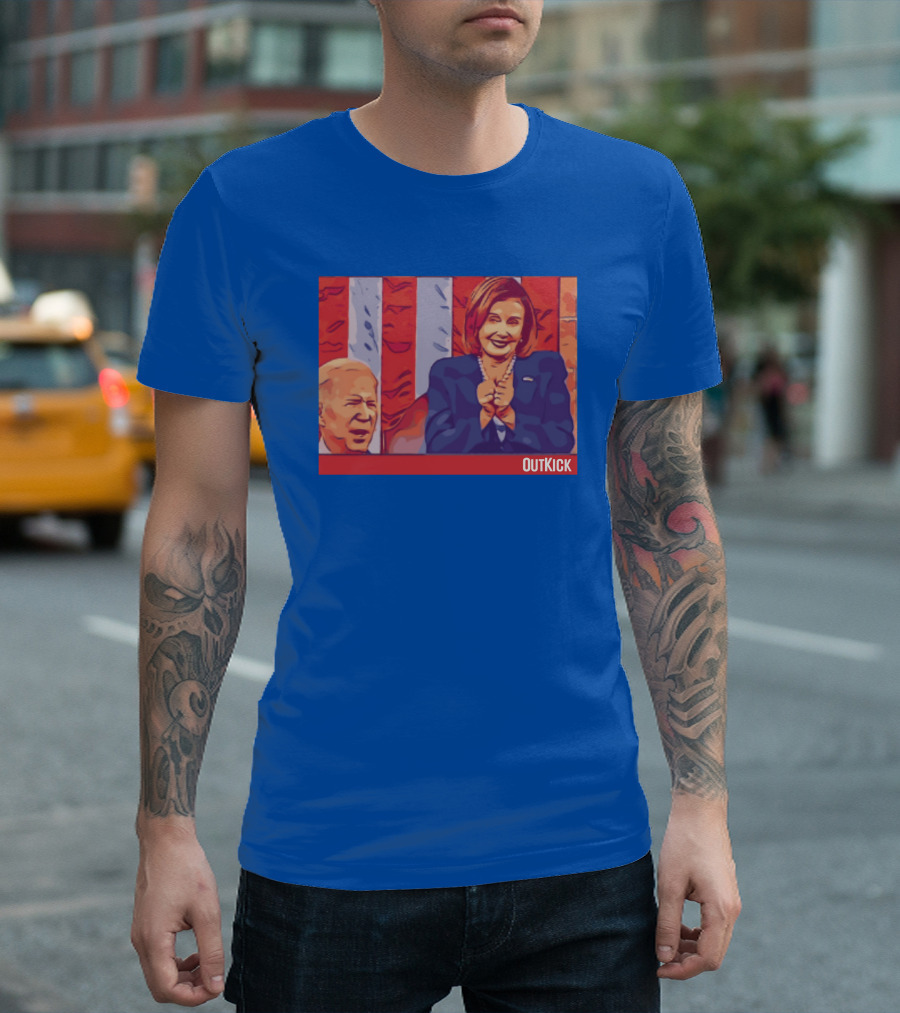 OutKick Creepy Pelosi Patriotic T-Shirt