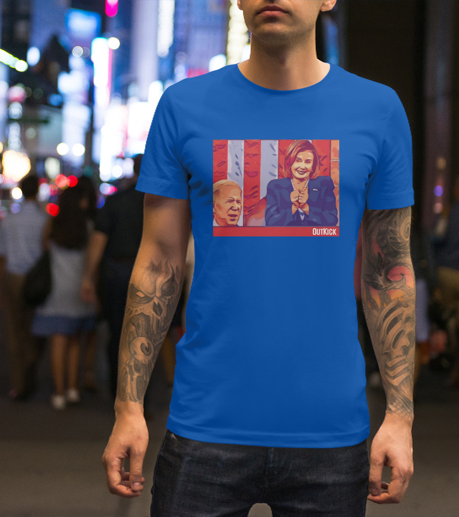 OutKick Creepy Pelosi Patriotic T-Shirt