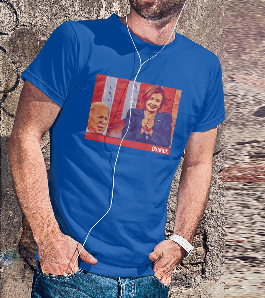 OutKick Creepy Pelosi Patriotic T-Shirt