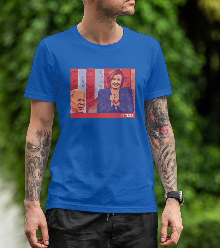 OutKick Creepy Pelosi Patriotic T-Shirt