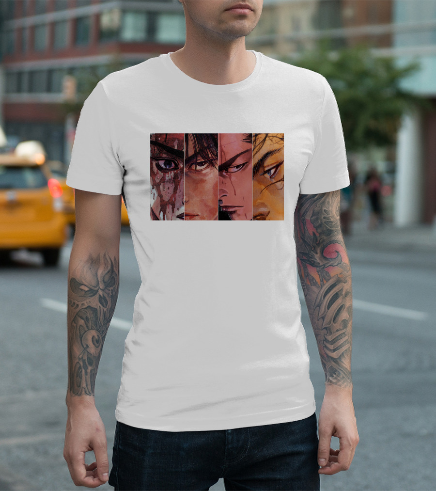 Vagabond Miyamoto Musashi Sasaki Takehiko Inoue Manga T-Shirt
