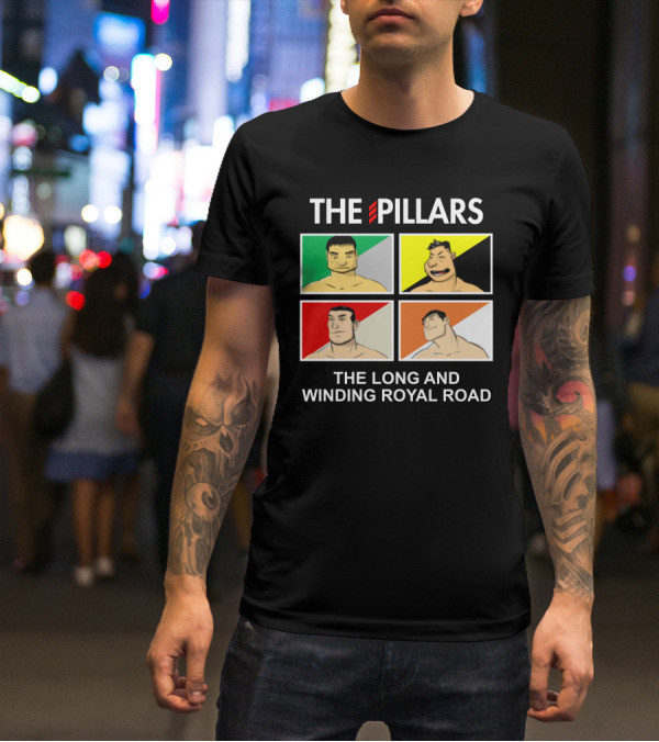 The Pillars The Long And Winding Royal Road Manga Cartoon Characters T-Shirt