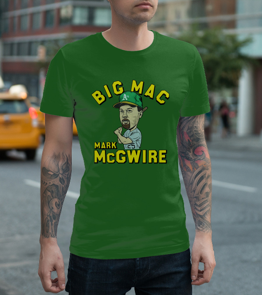 Big Mac Mark McGwire Oakland A's 25 T-Shirt