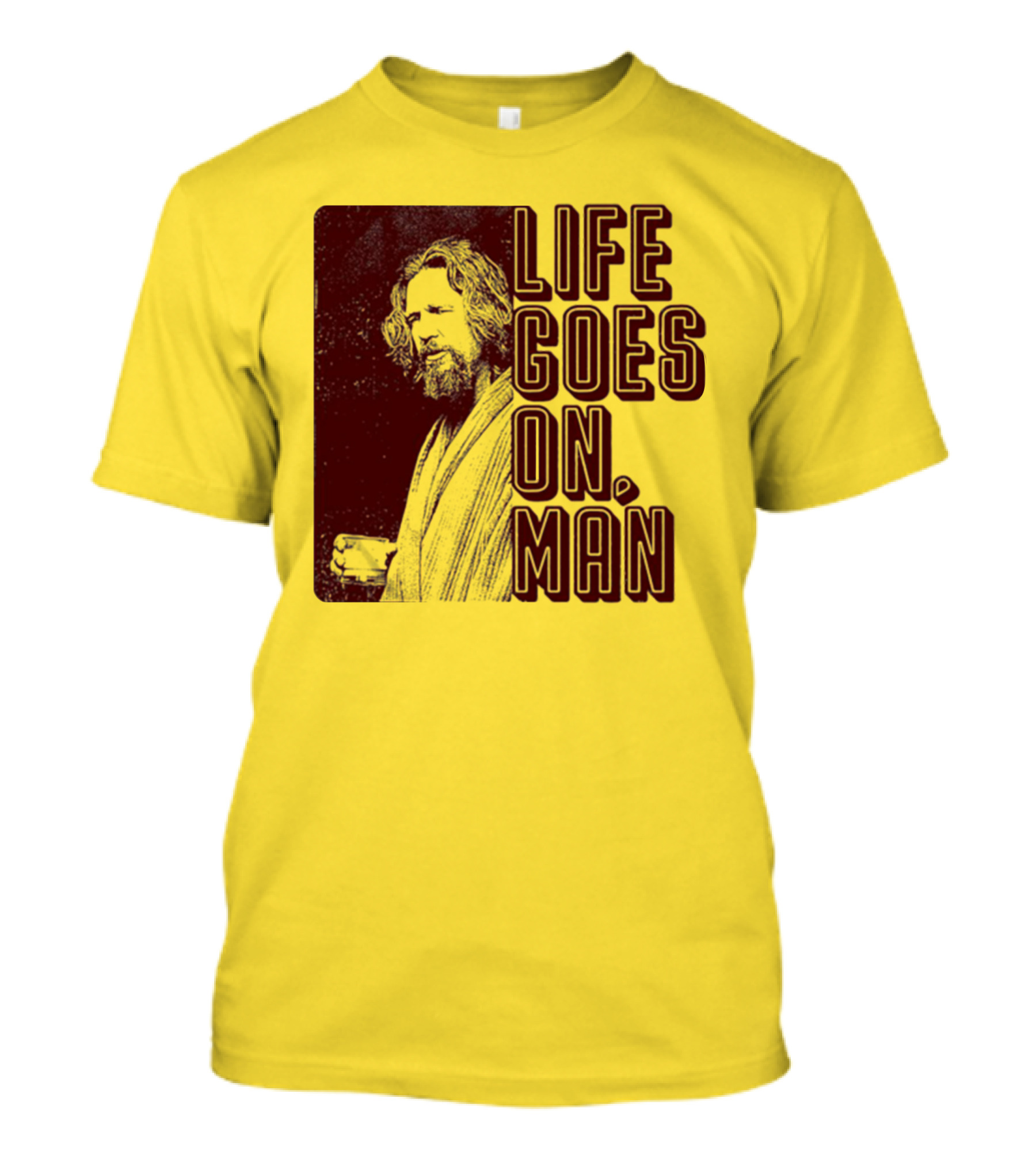 Life Goes On Man Retro Vibe T-Shirt