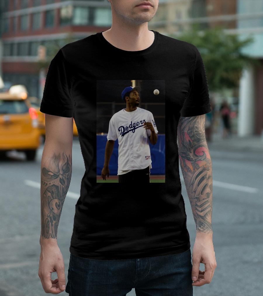 Los Angeles Dodgers Jersey Kobe Bryant Sports T-Shirt