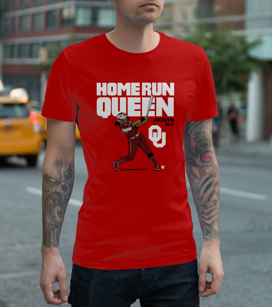 Home Run Queen Jocelyn Alo Oklahoma OU T-Shirt