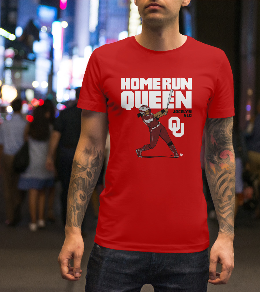 Home Run Queen Jocelyn Alo Oklahoma OU T-Shirt