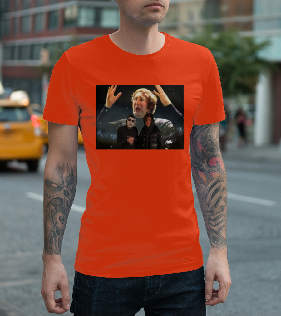 AEW Danhausen Hook Mind Blown Reaction Meme T-Shirt
