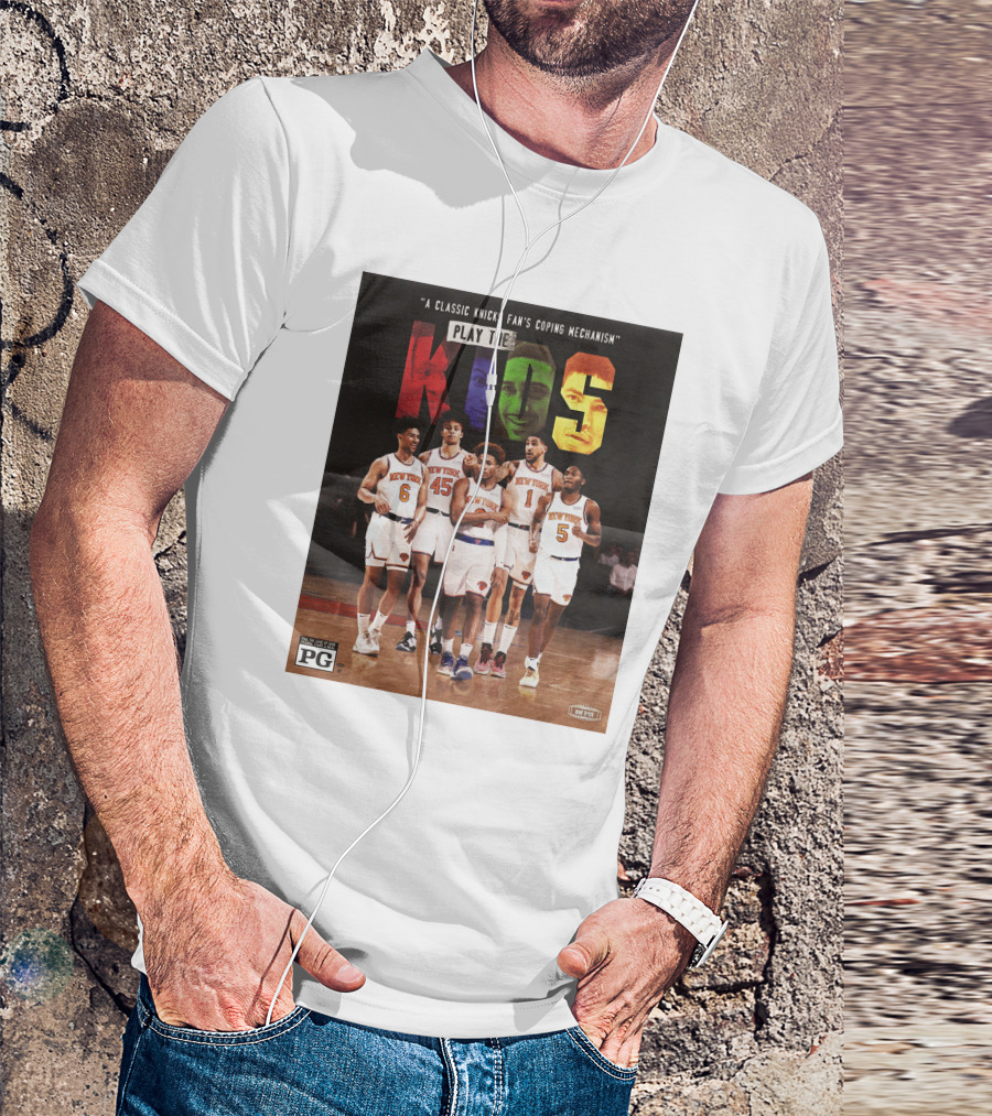 A Classic Knicks Fan Coping Mechanism Play The Kids T-Shirt
