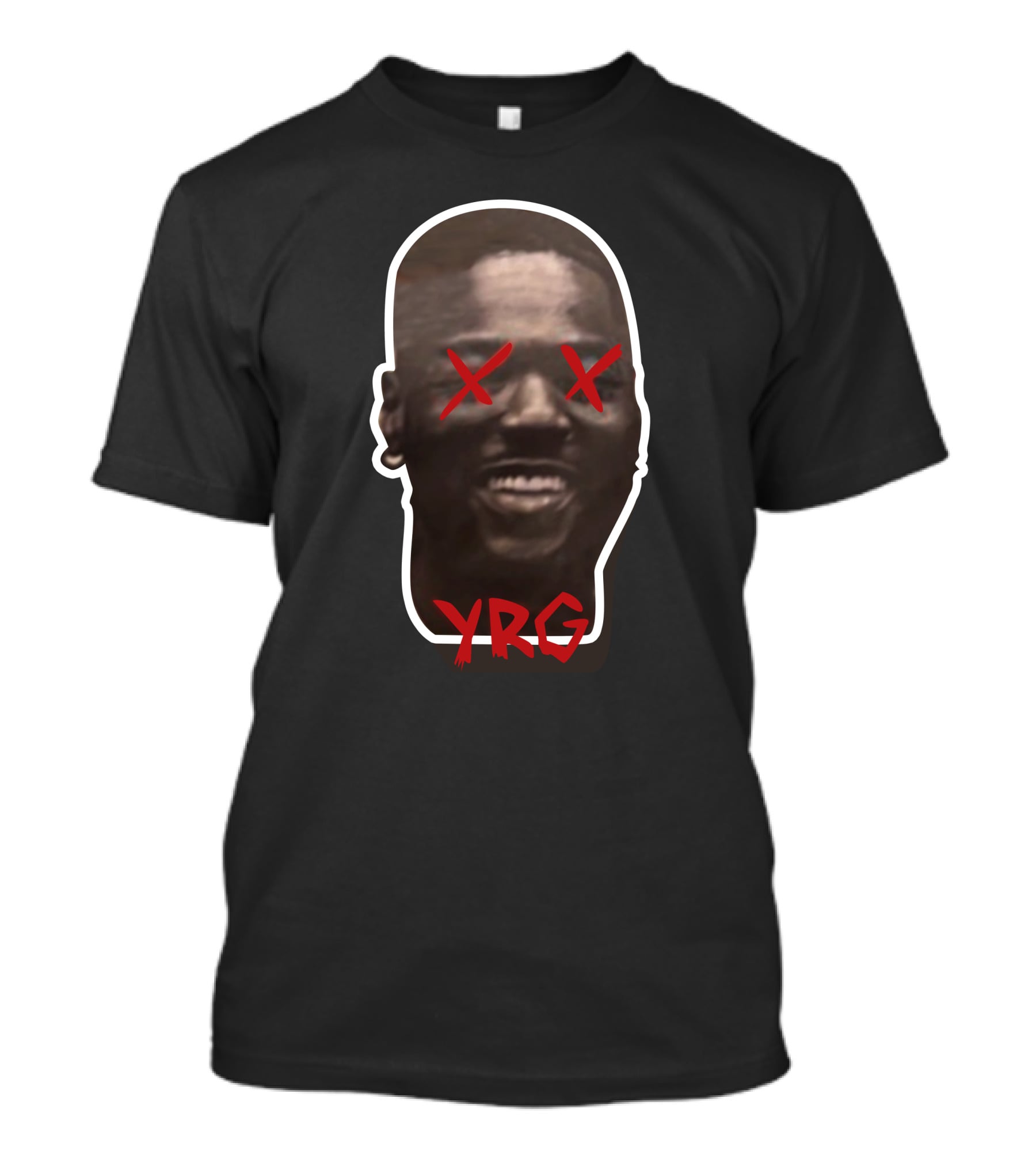 Yourrage Gaming YRG Red X Eyes Face T-Shirt