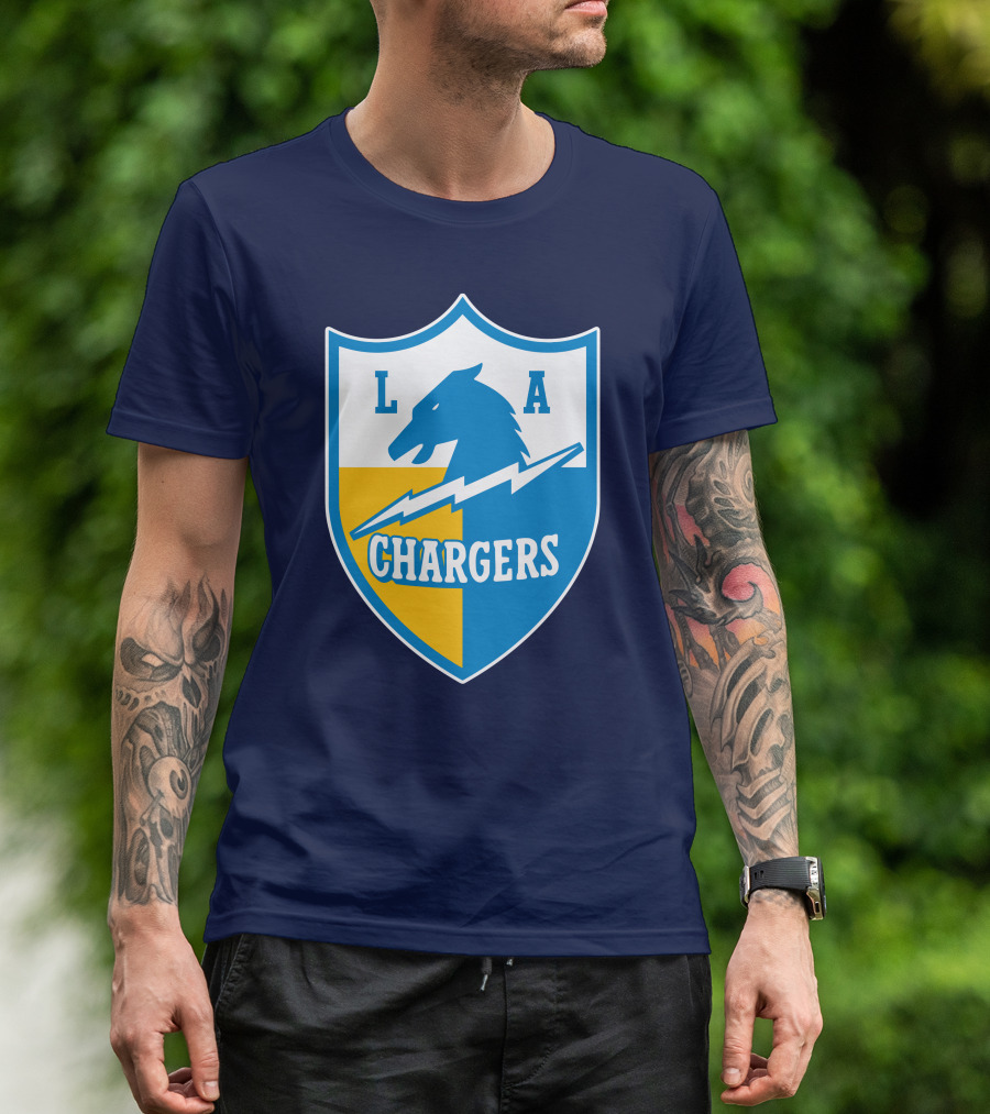 Los Angeles Chargers LA Shield Chargers Vintage T-Shirt