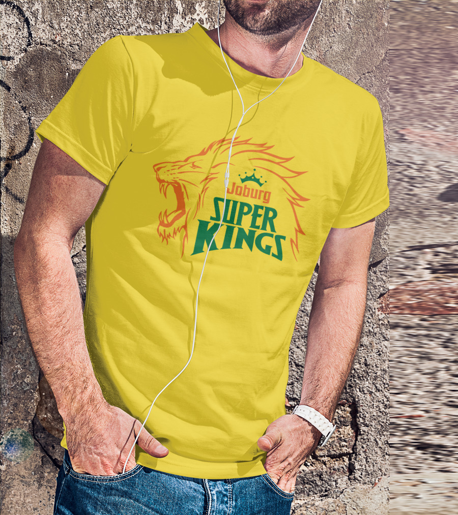 Joburg Super Kings Roaring Lion Emblem T-Shirt