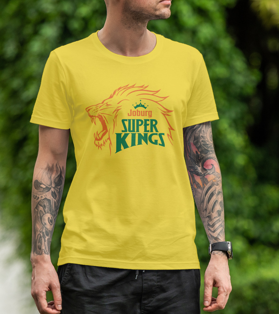Joburg Super Kings Roaring Lion Emblem T-Shirt