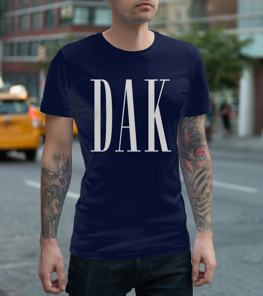 DAK Cowboys Quarterback Football Fan Gear T-Shirt