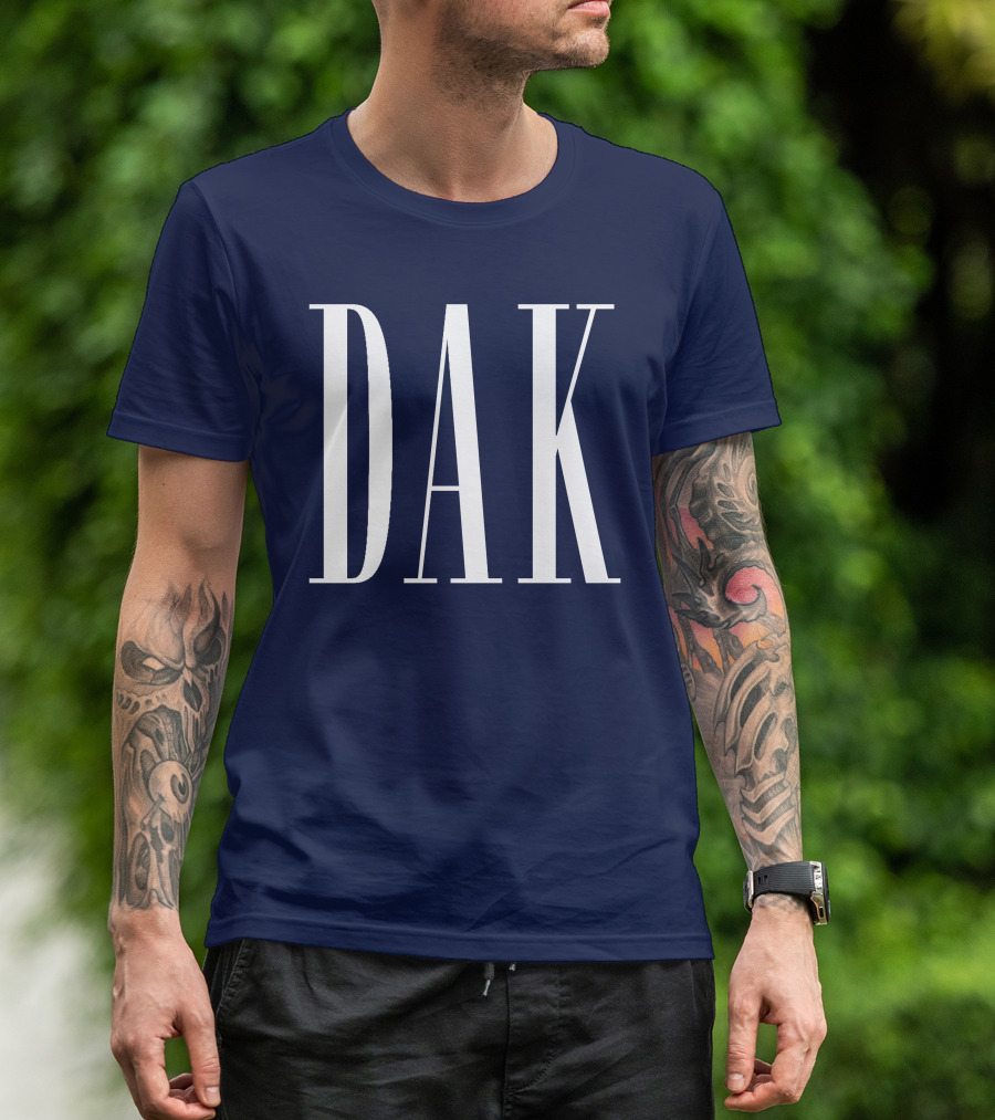 DAK Cowboys Quarterback Football Fan Gear T-Shirt