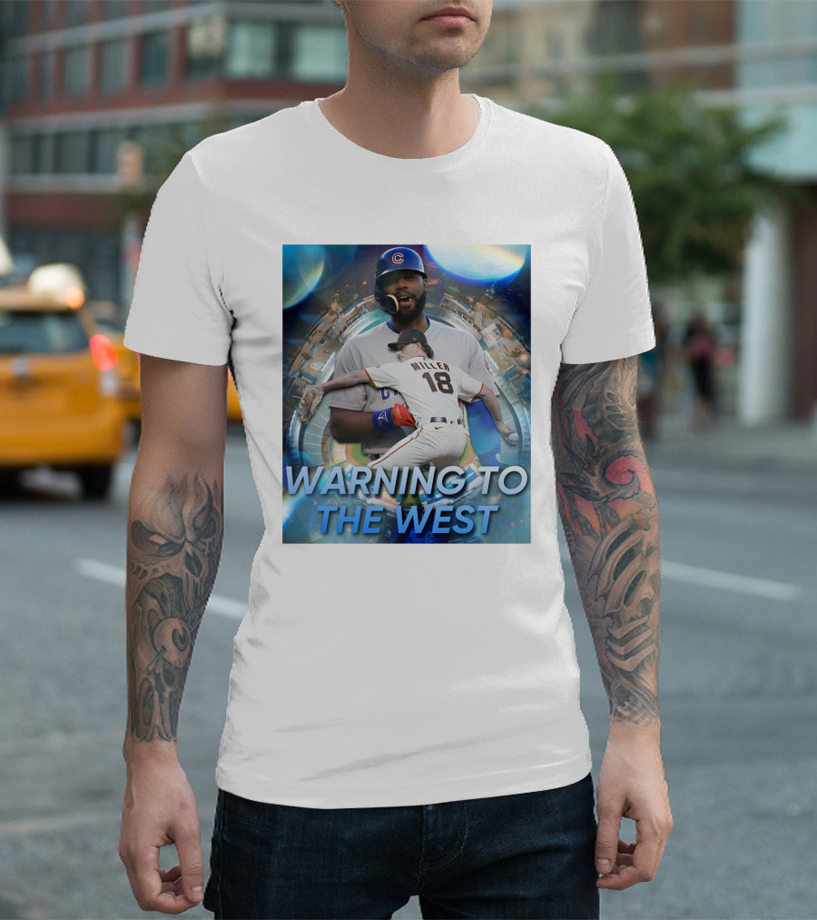 Warning to the West Miller 18 Baseball Showdown T-Shirt