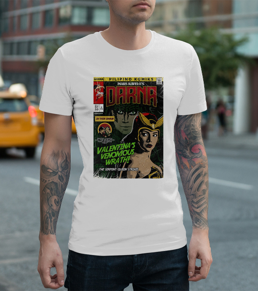 Mars Ravelo's Darna Valentina's Venomous Wrath The Serpent Queen Strikes Pilipino Komiks T-Shirt
